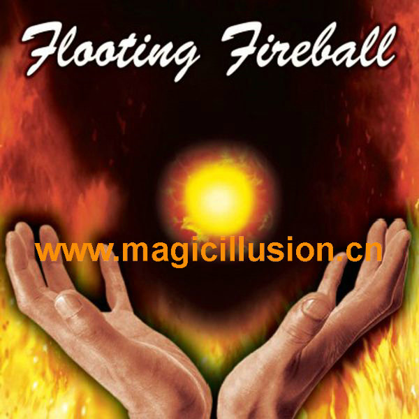 Floating Fireball (Gimmick and DVD) Magic Tricks Stage Props